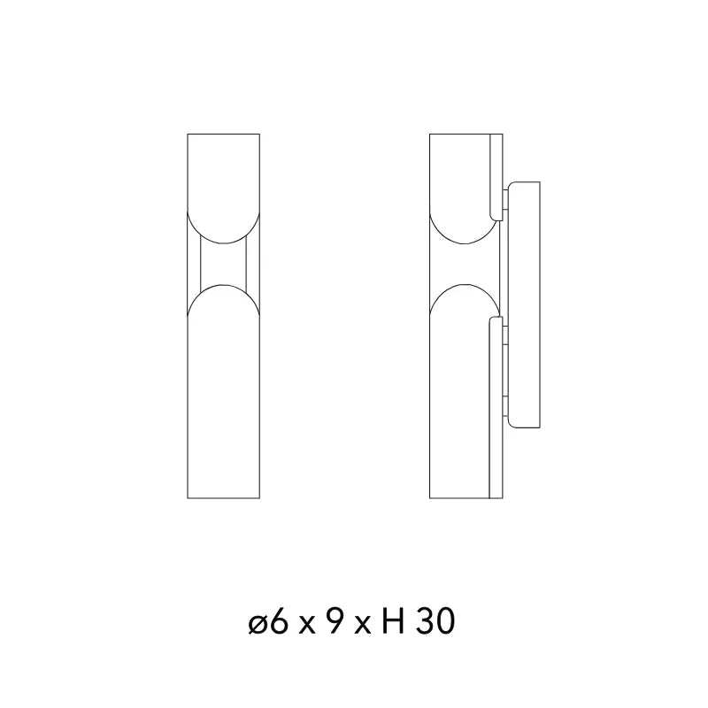 Clash Fixed Wall Light
