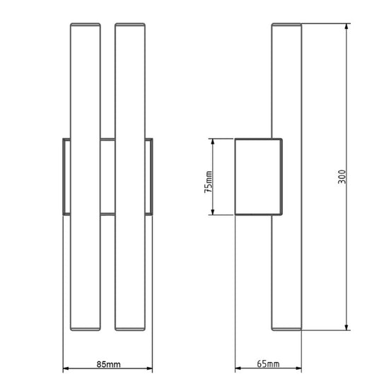 Phare N136 Double Wall Light