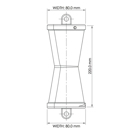 Spreaderlight Double N031 230V LED Wall Light