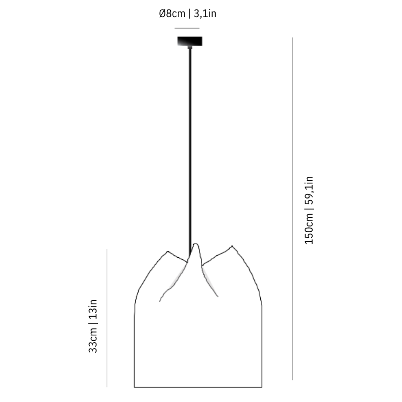 Agasallo AG204 EXT Pendant Light