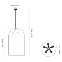 a-Emotional Light Agasallo AG304 EXT Pendant Light | All Square Lighting