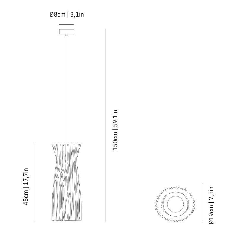 Gea Outdoor Pendant Light