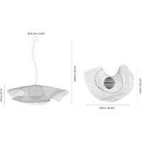 a-Emotional Light Mytilus Large Pendant Light | All Square Lighting