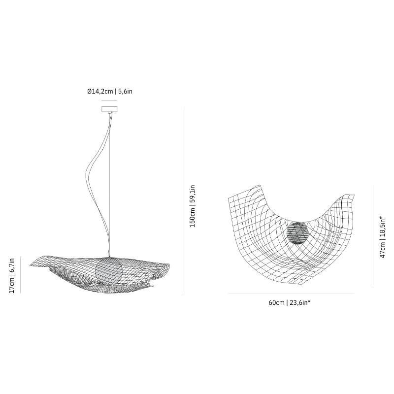 Mytilus Medium Pendant Light