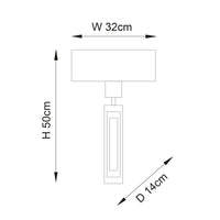 Sloane Flat Panel Wall Light