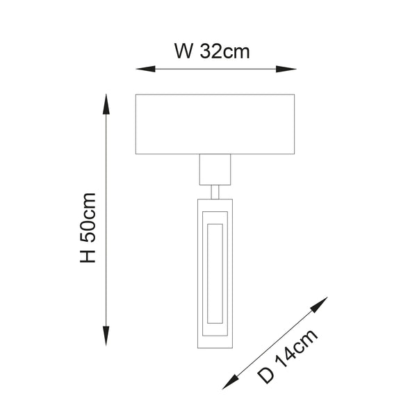 Sloane Flat Panel Wall Light