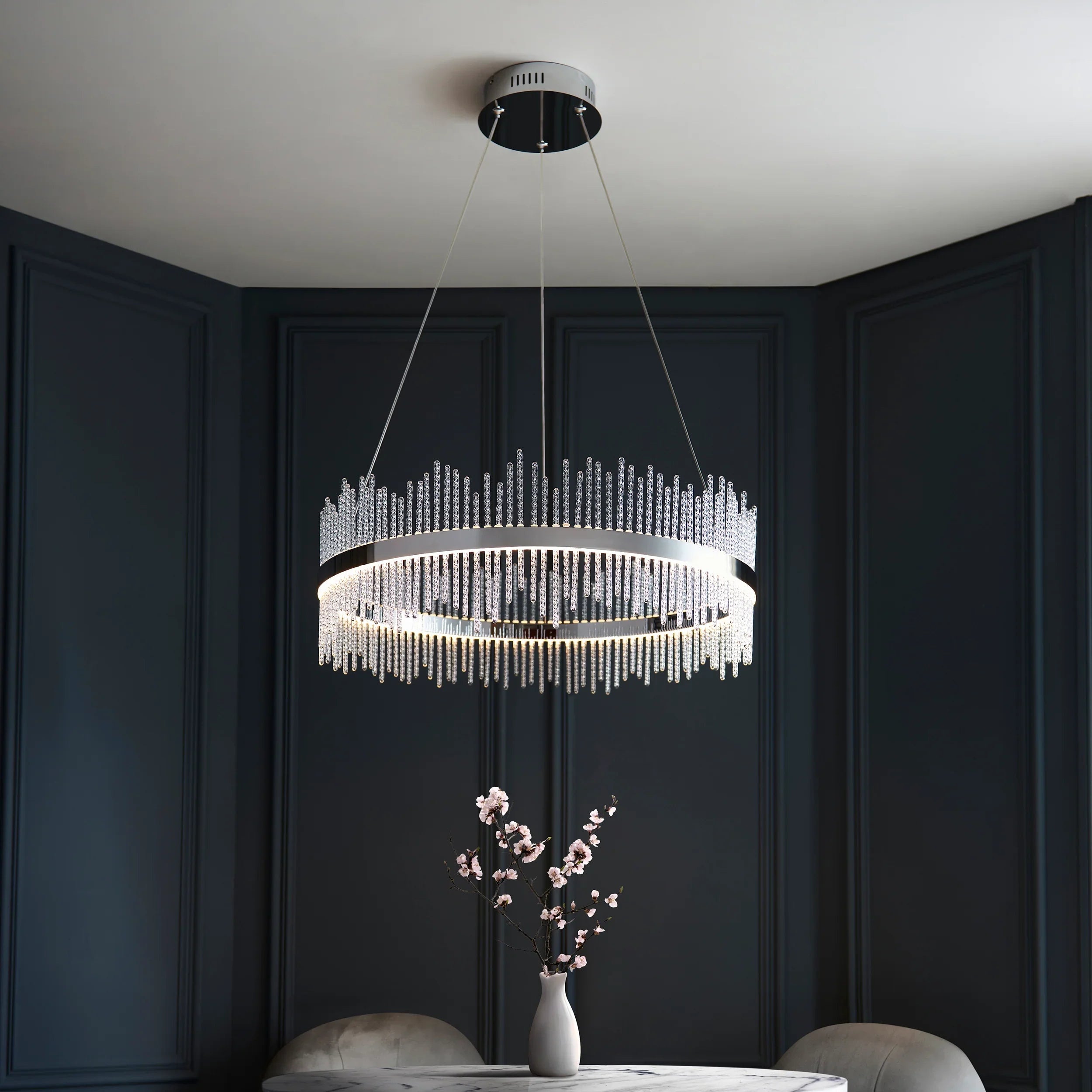 Cascade Round Pendant Light