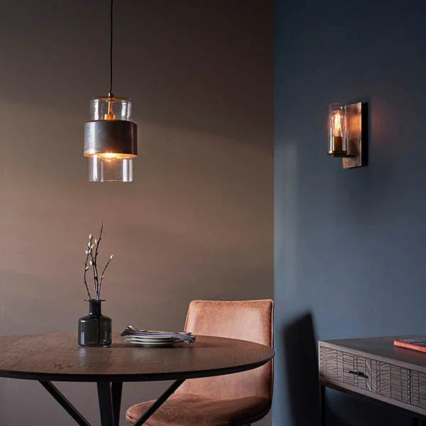 Helix Textured Wall Light