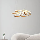 `Helix Radiance Spiral Pendant Light