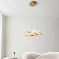 `Helix Radiance Spiral Pendant Light