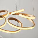 `Helix Radiance Spiral Pendant Light