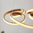 `Helix Radiance Spiral Pendant Light