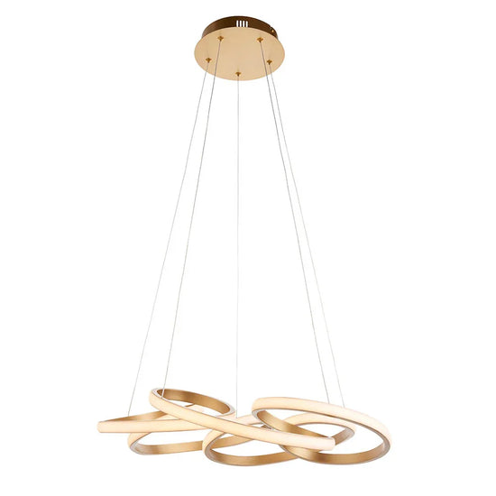 `Helix Radiance Spiral Pendant Light