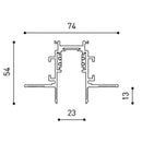 Arkoslight 48V Trimless Track Profile | All Square Lighting