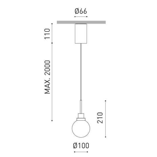 Alaska Big Pendant Light