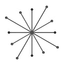 Arkoslight Art Chandelier Base Pendant Light | All Square Lighting