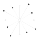 Arkoslight Art Chandelier Base Pendant Light | All Square Lighting