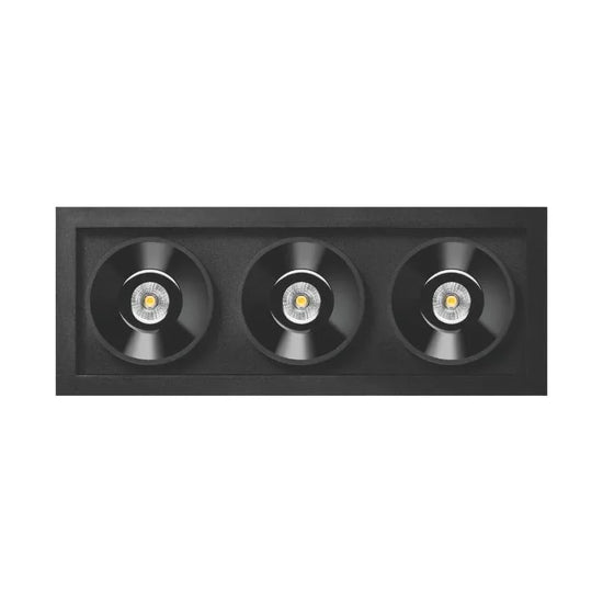 Black Foster 3 Downlight