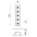 Arkoslight Black Foster 5 Downlight | All Square Lighting