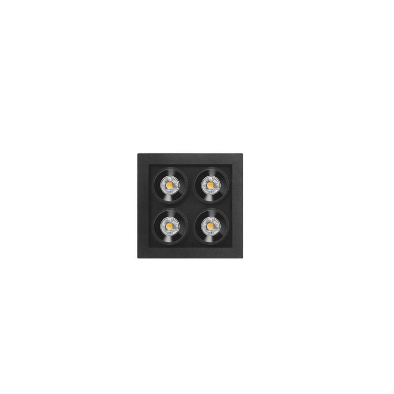Black Foster Micro 2x2 Downlight