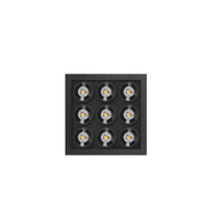 Arkoslight Black Foster Micro 3x3 Downlight | All Square Lighting