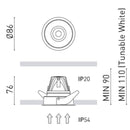 Arkoslight Buddy Downlight | All Square Lighting