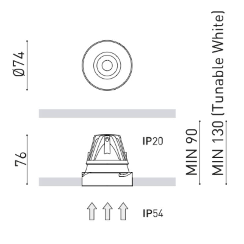 Buddy Trimless Downlight