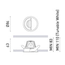 Arkoslight Buddy Wall Washer Downlight | All Square Lighting