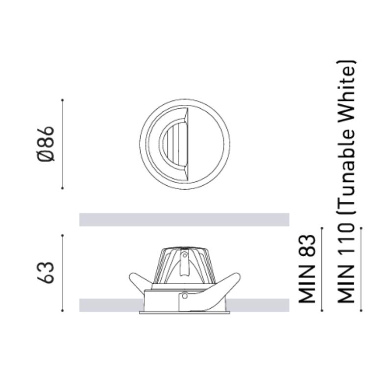 Buddy Wall Washer Downlight