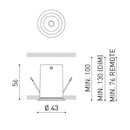 Arkoslight Lens Light Downlight | All Square Lighting
