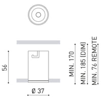 Arkoslight Lens Light Trimless Downlight | All Square Lighting