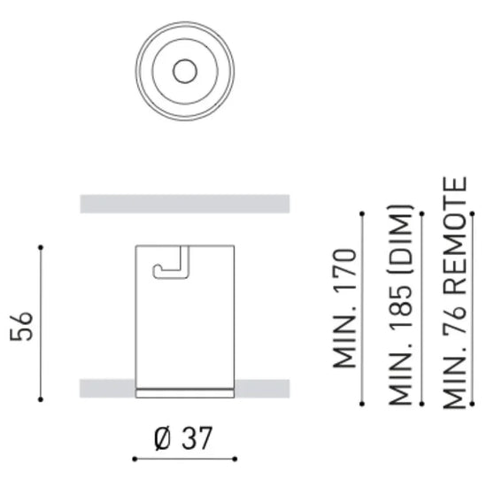 Lens Light Trimless Downlight
