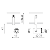 Arkoslight Plus Micro Magnetic 24V Spotlight | All Square Lighting