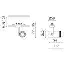 Arkoslight Plus Mini Recessed Spotlight | All Square Lighting