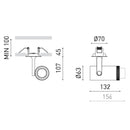 Arkoslight Plus Recessed Spotlight | All Square Lighting
