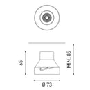 Arkoslight Shot Light M Trimless Downlight | All Square Lighting