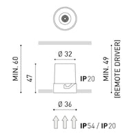 Arkoslight Shot Light Trimless Downlight | All Square Lighting