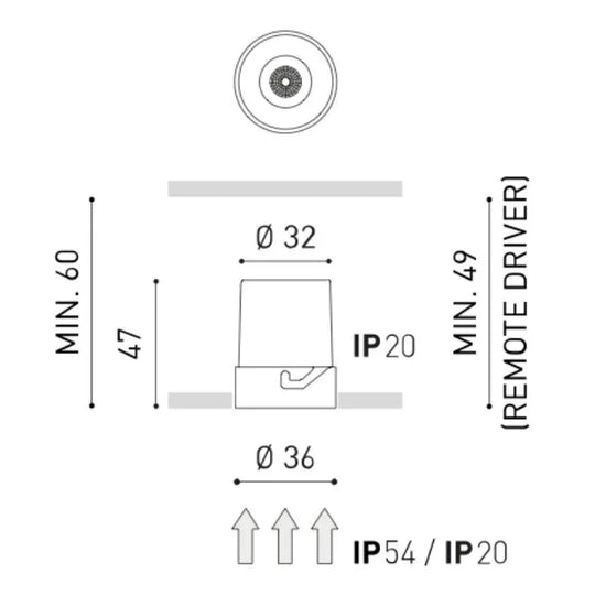 Shot Light Trimless Downlight