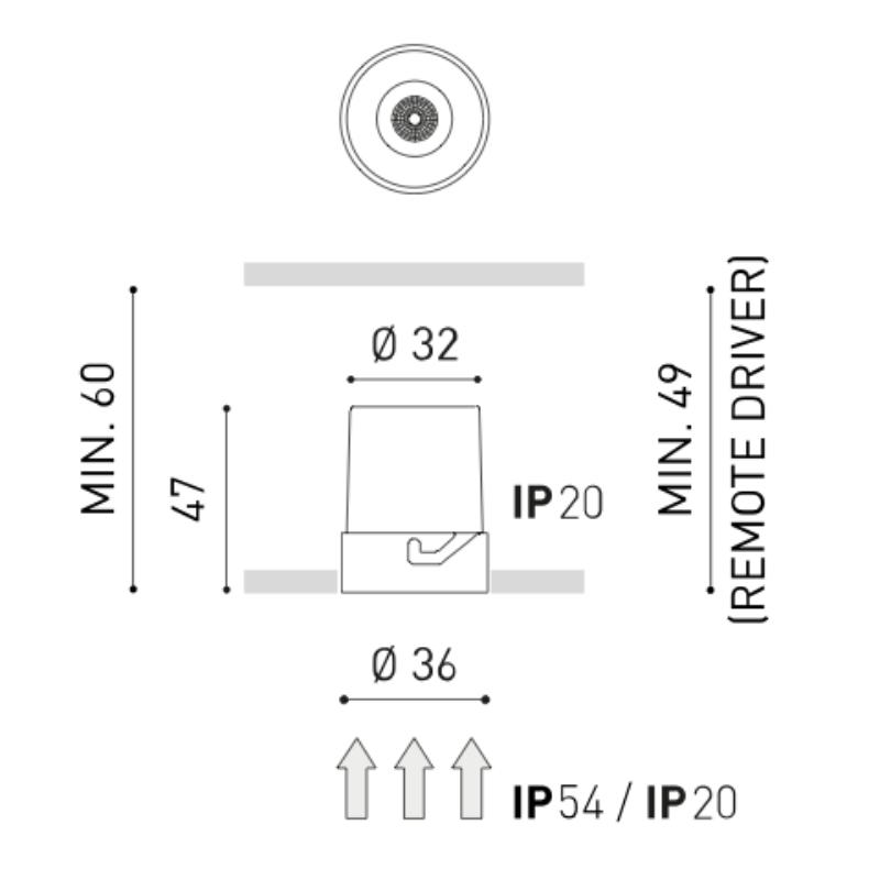 Shot Light Trimless Downlight