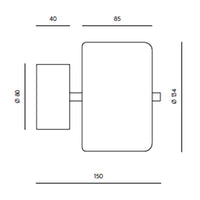Aromas Del Campo Aora Wall Light | All Square Lighting