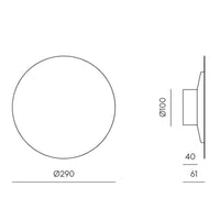 Aromas Del Campo Bot Flat Wall Light | All Square Lighting