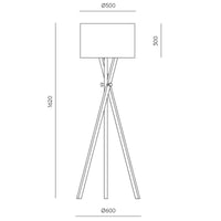 Aromas Del Campo Cot Floor Lamp | All Square Lighting