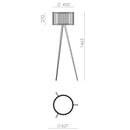 Aromas Del Campo Dira Floor Lamp | All Square Lighting