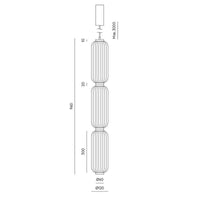 Aromas Del Campo Elma L Pendant Light | All Square Lighting