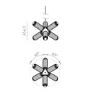 Aromas Del Campo Elma Plus Pendant Light | All Square Lighting