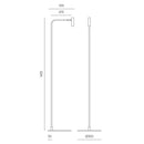 Aromas Del Campo Maho Floor Lamp | All Square Lighting