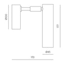 Aromas Del Campo Maru Wall Light | All Square Lighting