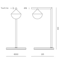 Aromas Del Campo Nino Table Lamp | All Square Lighting