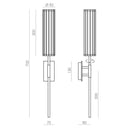 Aromas Del Campo Niro Wall Light | All Square Lighting