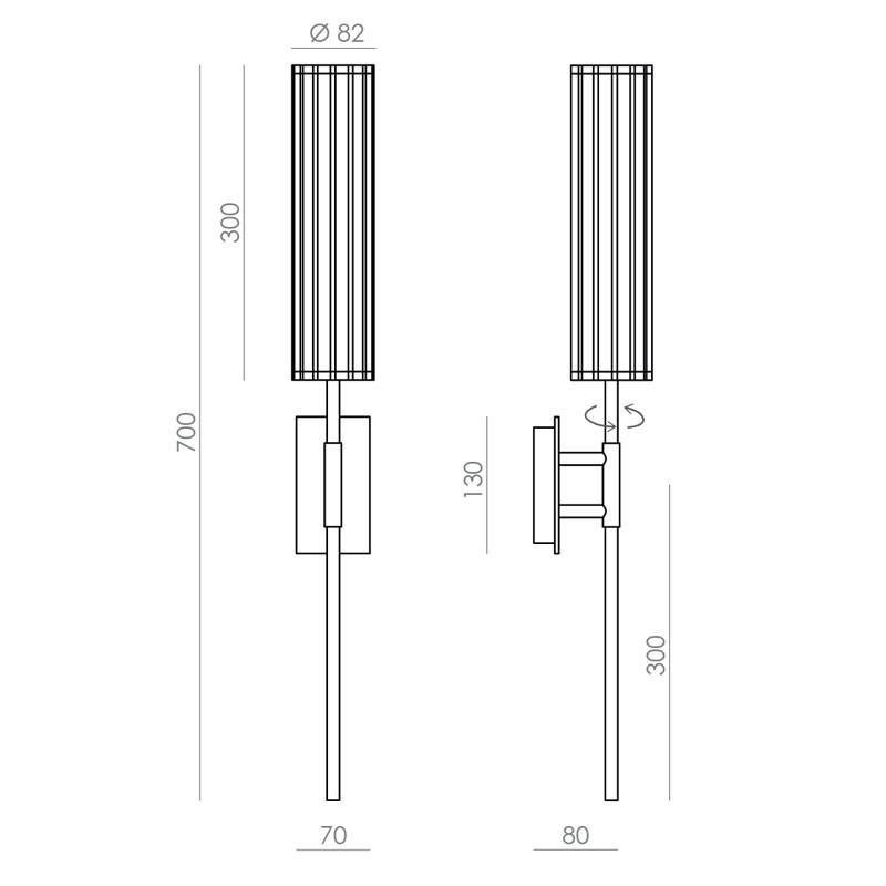 Niro Wall Light